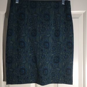 J  JILL Lace overlay pencil skirt - beautiful